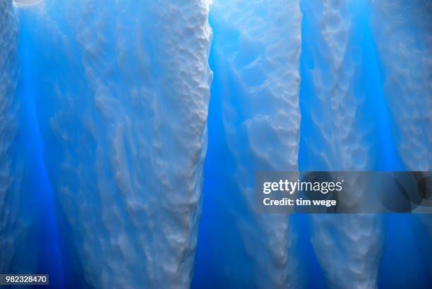 iceberg detail - wege foto e immagini stock