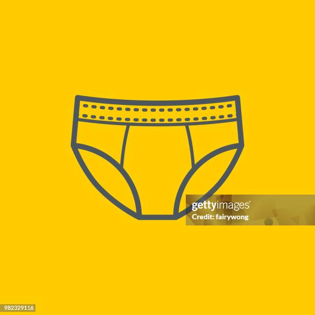 underwear icon - jockstrap stock illustrations