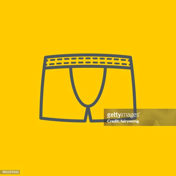 underwear icon - jock strap stock illustrations