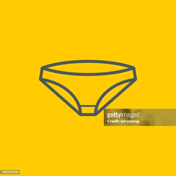 underwear icon - jock strap stock illustrations