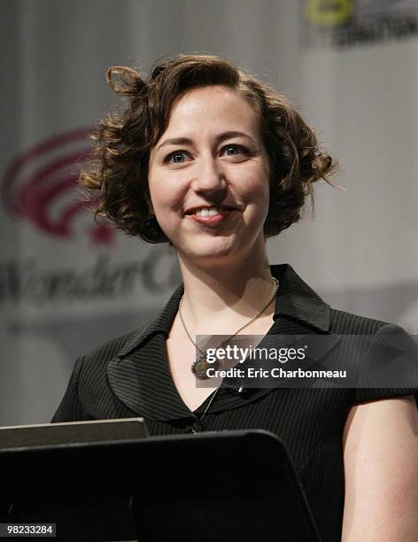 Kristen Schaal at 'Toy Story 3' Panel at WonderCon 2010 on April 03, 2010 at the Moscone Center in San Francisco, CA.