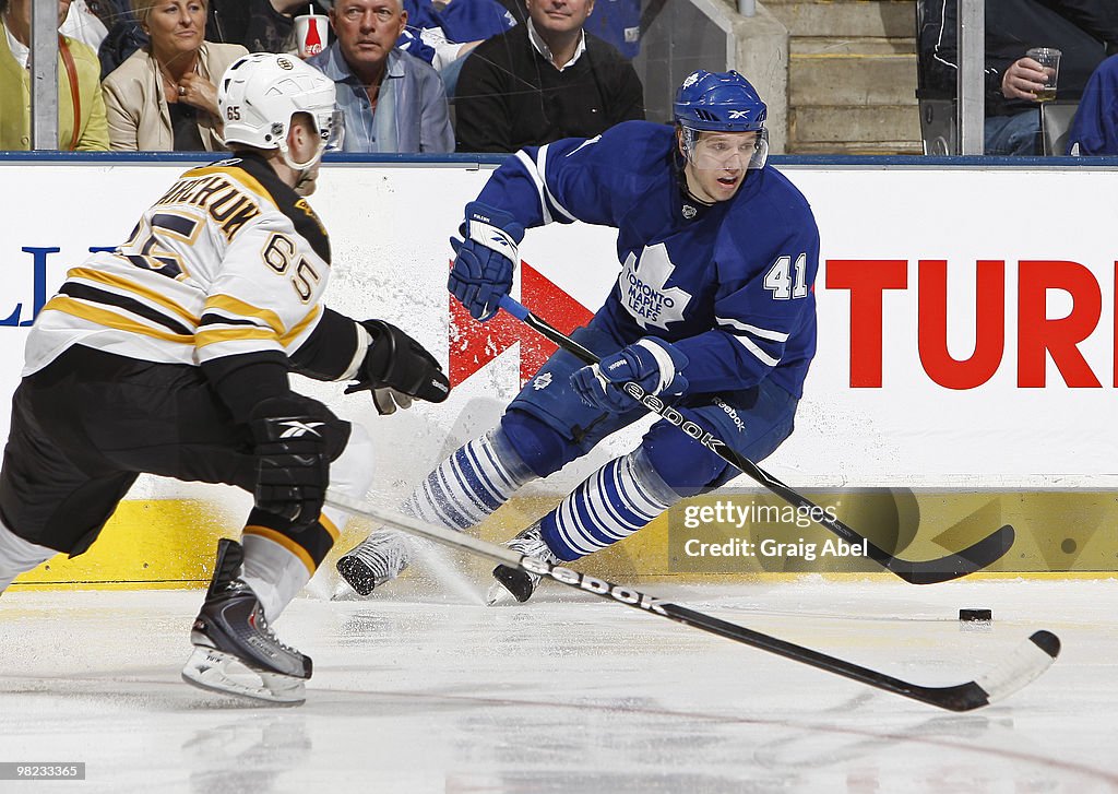 Boston Bruins v Toronto Maple Leafs