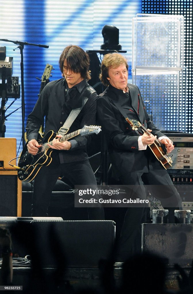 Paul McCartney In Concert At Sunlife Stadium