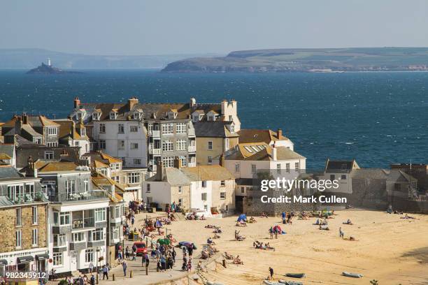 summer in st ives - mark cullen stockfoto's en -beelden