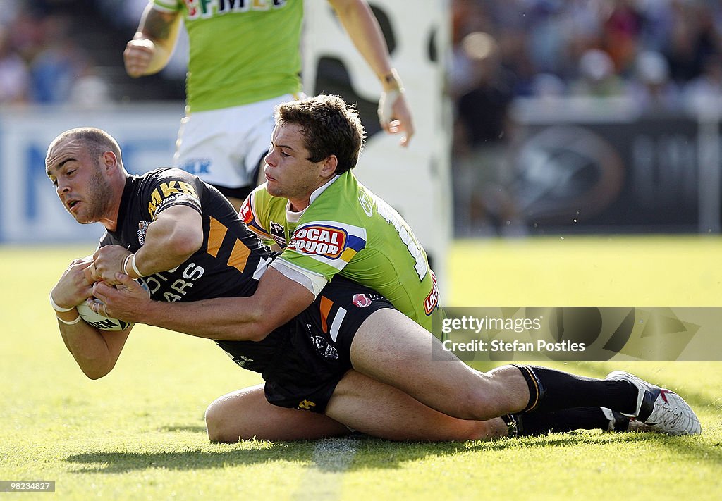 NRL Rd 4 - Raiders v Wests Tigers