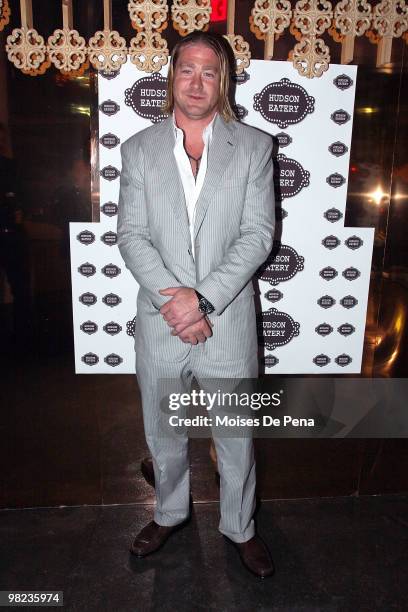 Jeremy Shockey attends Coco's birthday party at the Hudson Eatery on April 3, 2010 in New York City.