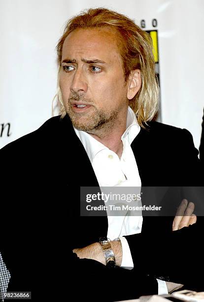 Nicolas Cage attends the Walt Disney Studios Wondercon 2010 Presentation at Moscone Center on April 3, 2010 in San Francisco, California.