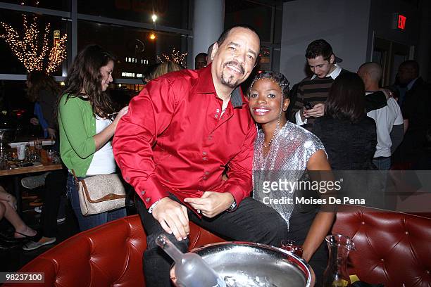 Ice-T and Jori Jordon attend Coco's birthday party at the Hudson Eatery on April 3, 2010 in New York City.