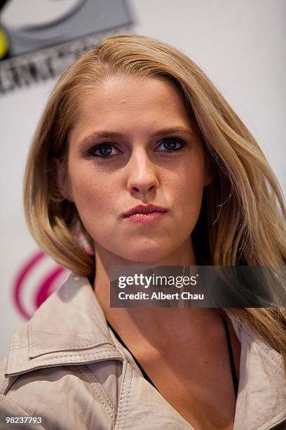 Actress Teresa Palmer attends "The Sorcerer's Apprentice" panel at the 2010 WonderCon - Day 2 at Moscone Center South on April 3, 2010 in San...