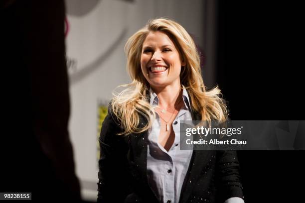 Actress Ali Larter attends the "Resident Evil : Afterlife" panel at the 2010 WonderCon - Day 2 at Moscone Center South on April 3, 2010 in San...