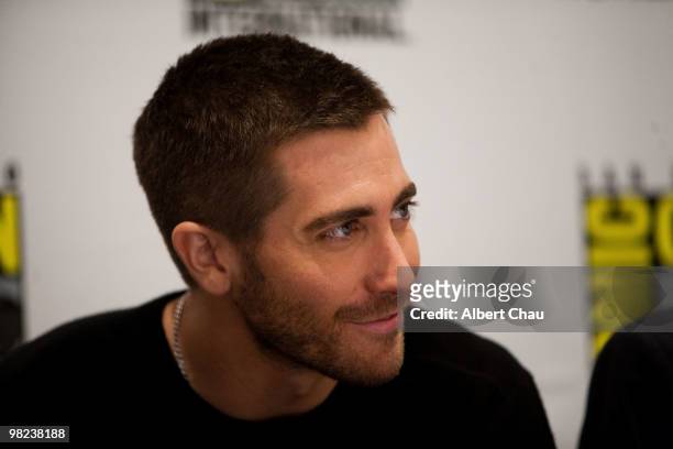Actor Jake Gyllenhaal attends the "Prince of Persia: The Sands of Time" panel at the 2010 WonderCon - Day 2 at Moscone Center South on April 3, 2010...