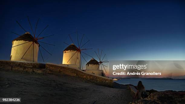 mykonos - granollers stock pictures, royalty-free photos & images