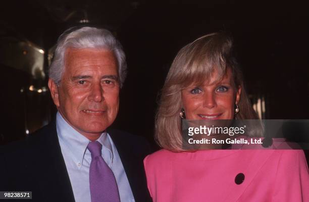 John Forsythe and Linda Evans