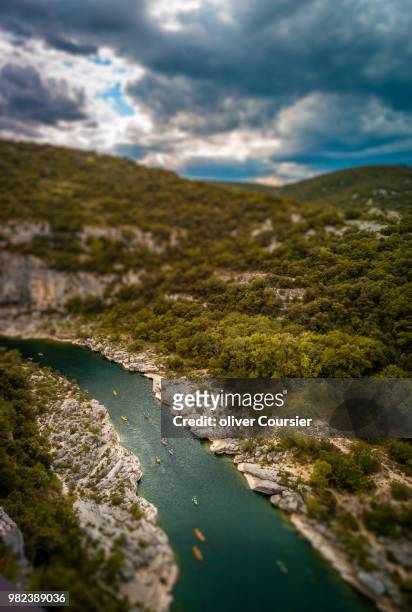 barjac,france - coursier stock pictures, royalty-free photos & images