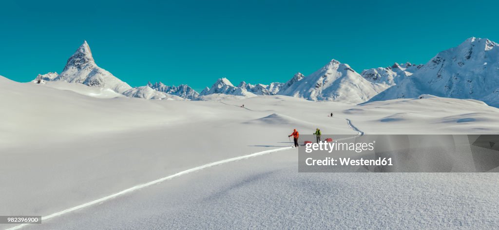 Greenland, Schweizerland Alps, Kulusuk, Tasiilaq, ski tourers