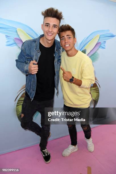 Nathan Goldblat and Justin Schmidt during the YOU Summer Festival 2018 on June 23, 2018 in Berlin, Germany.