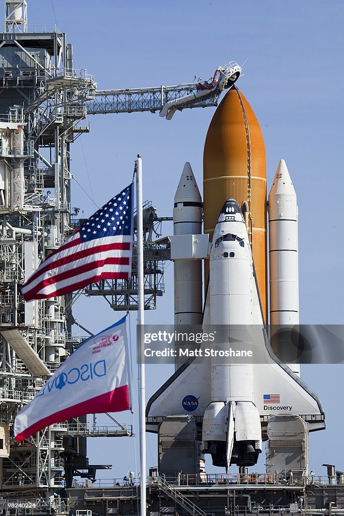 NASA Prepares For Launch Of Space Shuttle Discovery