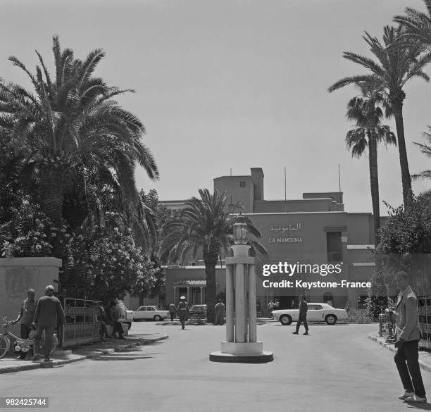 Hôtel 'La Mamounia' à Marrakech au Maroc, le 16 mai 1969.