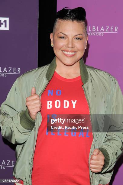Sara Ramirez attends VH1 Trailblazer Honors 2018 at The Cathedral of St. John the Divine.