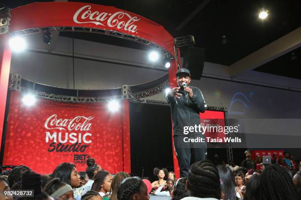 Mal-Ski onstage at the Coca-Cola Music Studio during the 2018 BET Experience at the Los Angeles Convention Center on June 23, 2018 in Los Angeles,...