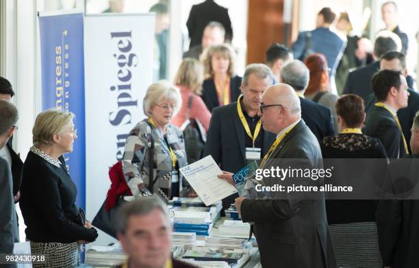 Participants attend the first day of the European Police Congress in Berlin, Germany, 06 February. The congress is the biggest international expert...