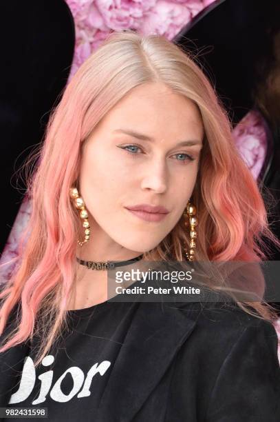 Mary Charteris attends the Dior Homme Menswear Spring/Summer 2019 show as part of Paris Fashion Week on June 23, 2018 in Paris, France.