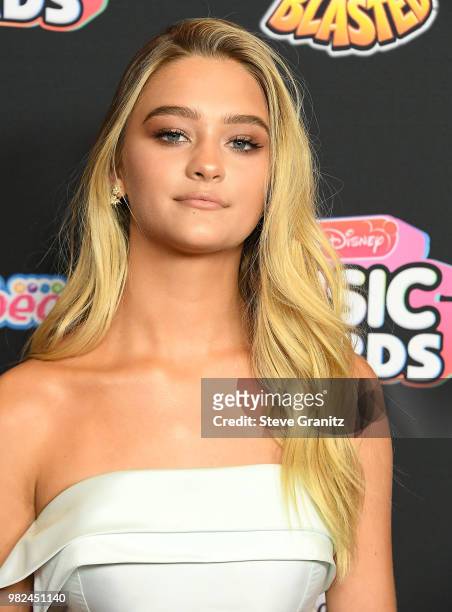 Lizzy Greene arrives at the 2018 Radio Disney Music Awards at Loews Hollywood Hotel on June 22, 2018 in Hollywood, California.