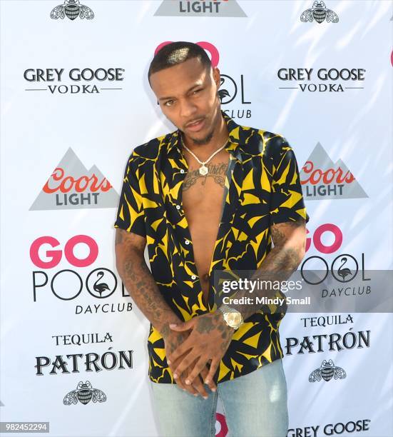 Rapper Shad "Bow Wow" Moss arrives at the Flamingo Go Pool Dayclub at Flamingo Las Vegas on June 23, 2018 in Las Vegas, Nevada.