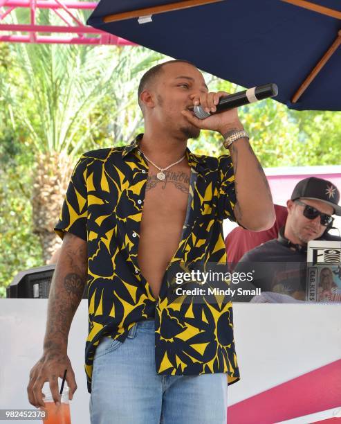 Rapper Shad "Bow Wow" Moss performs at the Flamingo Go Pool Dayclub at Flamingo Las Vegas on June 23, 2018 in Las Vegas, Nevada.