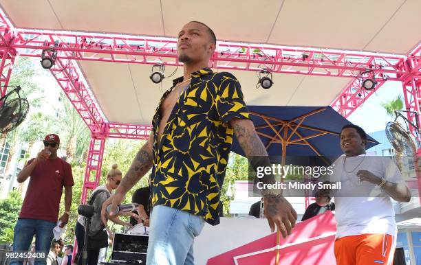 Rapper Shad "Bow Wow" Moss performs at the Flamingo Go Pool Dayclub at Flamingo Las Vegas on June 23, 2018 in Las Vegas, Nevada.