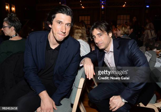 Adam Driver and Noah Baumbach attend the Screenwriters Tribute at the 2018 Nantucket Film Festival - Day 4 on June 23, 2018 in Nantucket,...