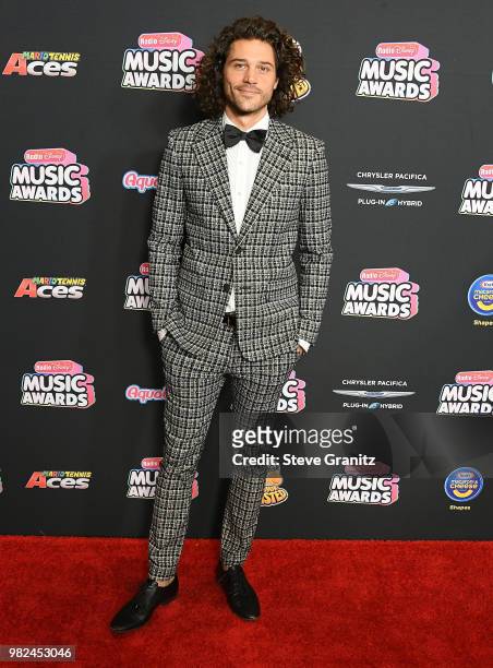 Trent Garrett arrives at the 2018 Radio Disney Music Awards at Loews Hollywood Hotel on June 22, 2018 in Hollywood, California.