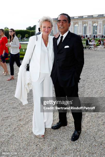 Princess Anne de Bourbon-Siciles and Lawyer Alexandre Ursulet attend 10th Anniversary of TV Show "Secrets D'Histoire" at Chateau de Versailles on...