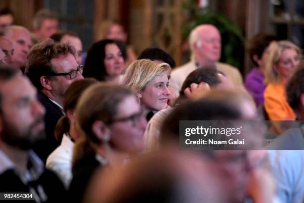 Greta Gerwig attends the Screenwriters Tribute at the 2018 Nantucket Film Festival - Day 4 on June 23, 2018 in Nantucket, Massachusetts.