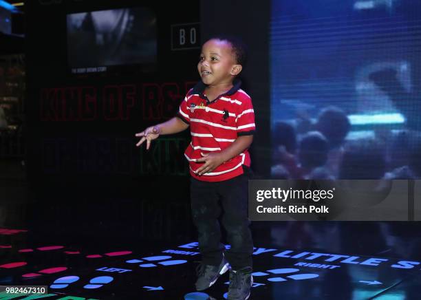 Guest attends Fanfest during the 2018 BET Experience at Los Angeles Convention Center on June 23, 2018 in Los Angeles, California.