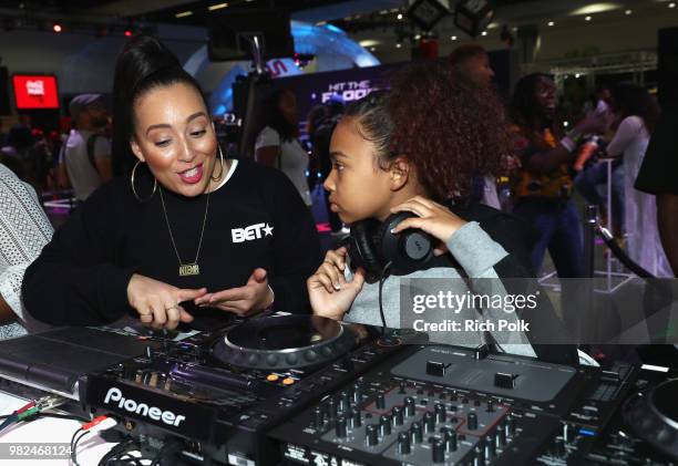 Guests attend Fanfest during the 2018 BET Experience at Los Angeles Convention Center on June 23, 2018 in Los Angeles, California.