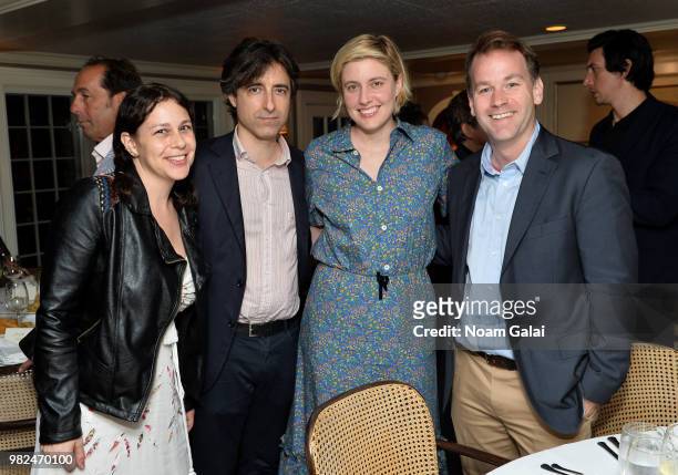 Noah Baumbach, Greta Gerwig and Mike Birbiglia attend the Screenwriters Tribute at the 2018 Nantucket Film Festival - Day 4 on June 23, 2018 in...