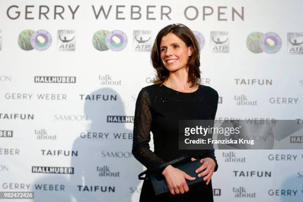 Presenter Franziska Schenk attends the Gerry Weber Open Fashion Night 2018 at Gerry Weber Stadium on June 23, 2018 in Halle, Germany.