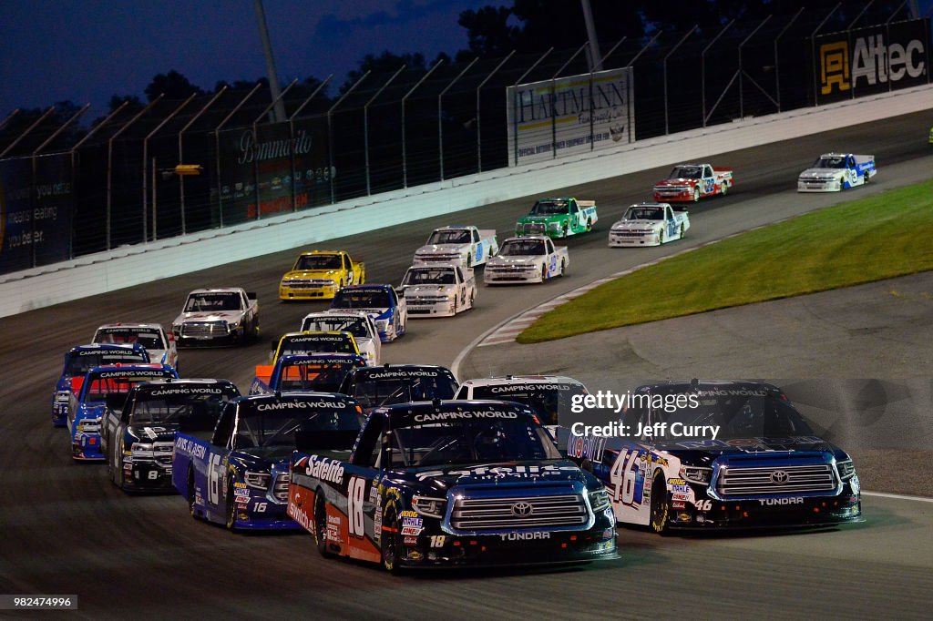NASCAR Camping World Truck Series Villa Lighting delivers the Eaton 200