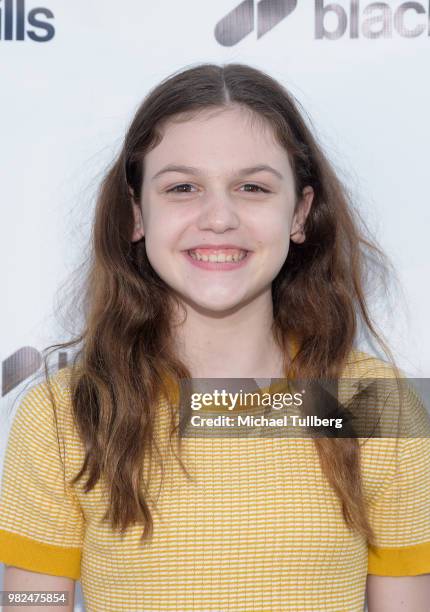 Cleo Fraser attends the premiere of Blackpills and Barnstormer Productions' "First Love" at Zebulon on June 23, 2018 in Los Angeles, California.
