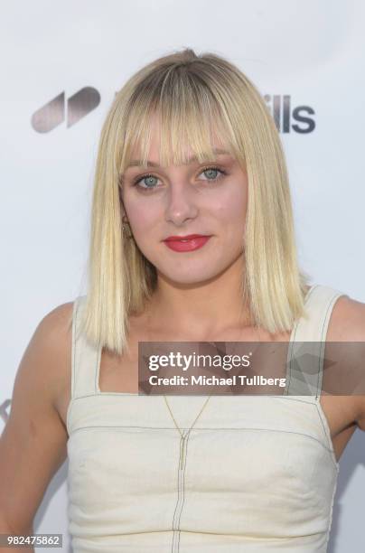 Ellery Sprayberry attends the premiere of Blackpills and Barnstormer Productions' "First Love" at Zebulon on June 23, 2018 in Los Angeles, California.