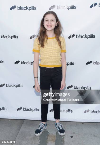 Cleo Fraser attends the premiere of Blackpills and Barnstormer Productions' "First Love" at Zebulon on June 23, 2018 in Los Angeles, California.