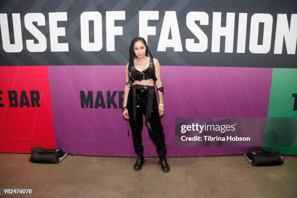 Tangina Stone attends the House of Fashion & Beauty during the 2018 BET Experience at Los Angeles Convention Center on June 23, 2018 in Los Angeles,...