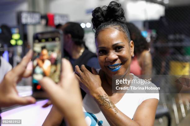 Guests attend the House of Fashion & Beauty during the 2018 BET Experience at Los Angeles Convention Center on June 23, 2018 in Los Angeles,...