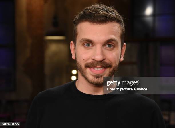 Actor Edin Hasanovic appears on the television talk show 'Koelner Treff' broadcast by the WDR channel in Cologne, Germany, 2 February 2018. Photo:...