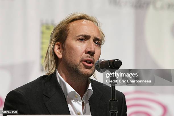 Nicolas Cage at 'The Sorcerer's Apprentice' Panel at WonderCon 2010 on April 03, 2010 at the Moscone Center in San Francisco, CA.