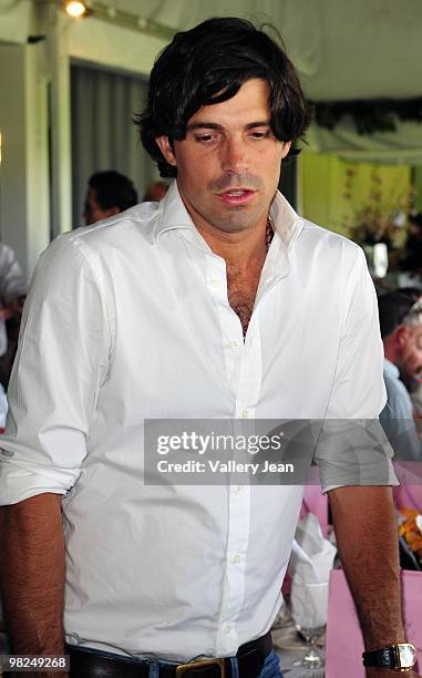 Ralph Lauren model and polo player Nacho Figueras attends match at at Palm Beach International Polo Club on April 4, 2010 in Wellington, Florida.