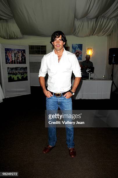Ralph Lauren model and polo player Nacho Figueras attends match at at Palm Beach International Polo Club on April 4, 2010 in Wellington, Florida.