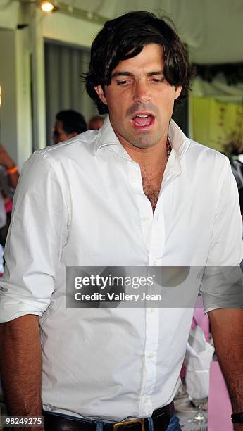 Ralph Lauren model and polo player Nacho Figueras attends match at at Palm Beach International Polo Club on April 4, 2010 in Wellington, Florida.