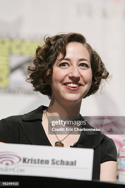 Kristen Schaal at 'Toy Story 3' Panel at WonderCon 2010 on April 03, 2010 at the Moscone Center in San Francisco, CA.